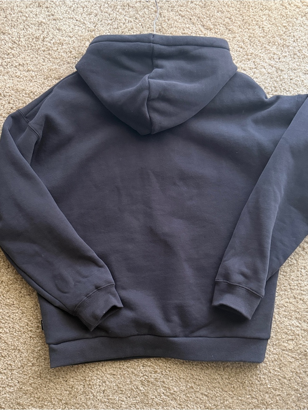 Rip Curl Charcoal Gray Logo Pullover Hoodie - Picture 3 of 4